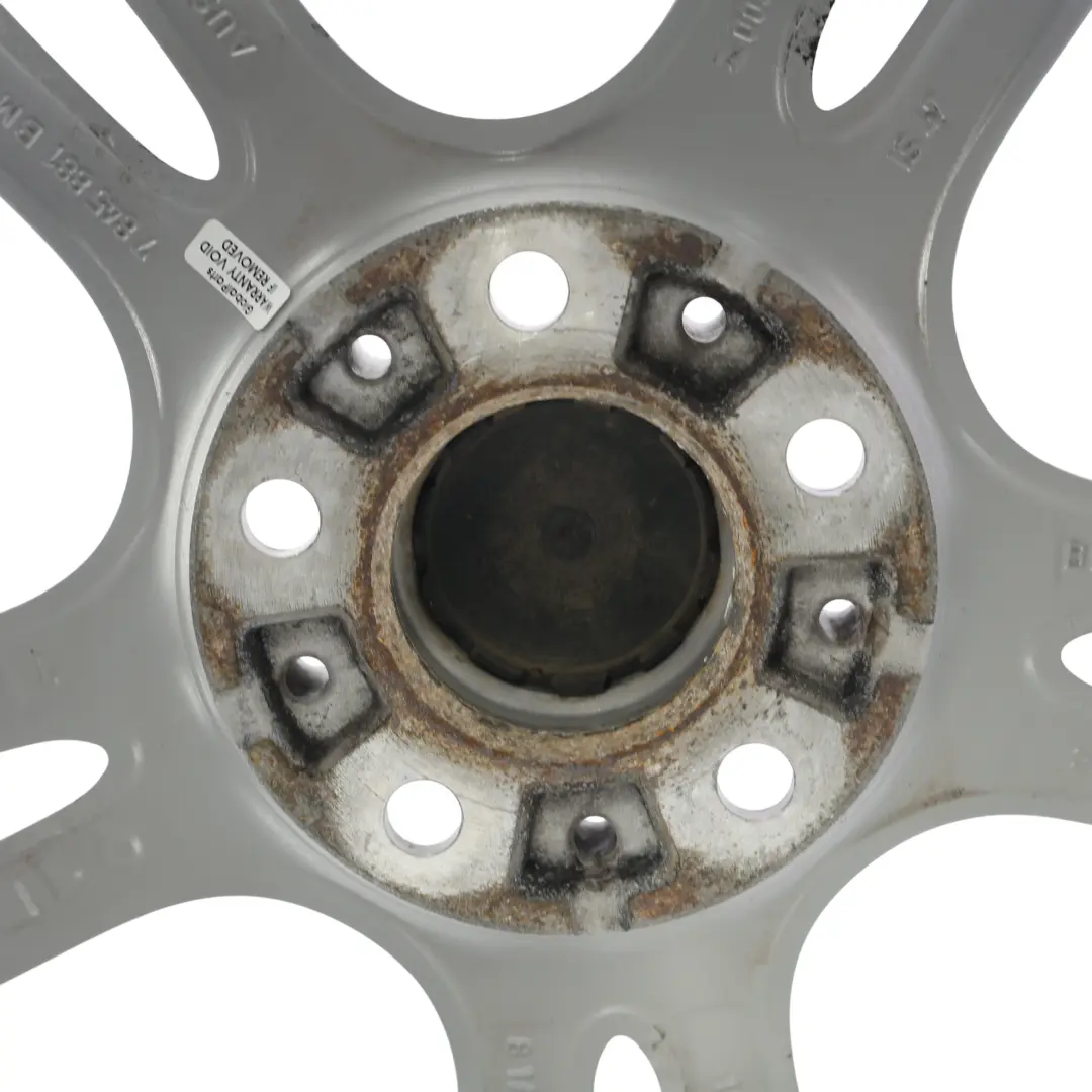 BMW F30 F31 F32 Rear Silver Alloy Wheel Rim 18" 8,5J ET:47 M Styling 400 - SKU 7845881-SL11 - Part number 7845881