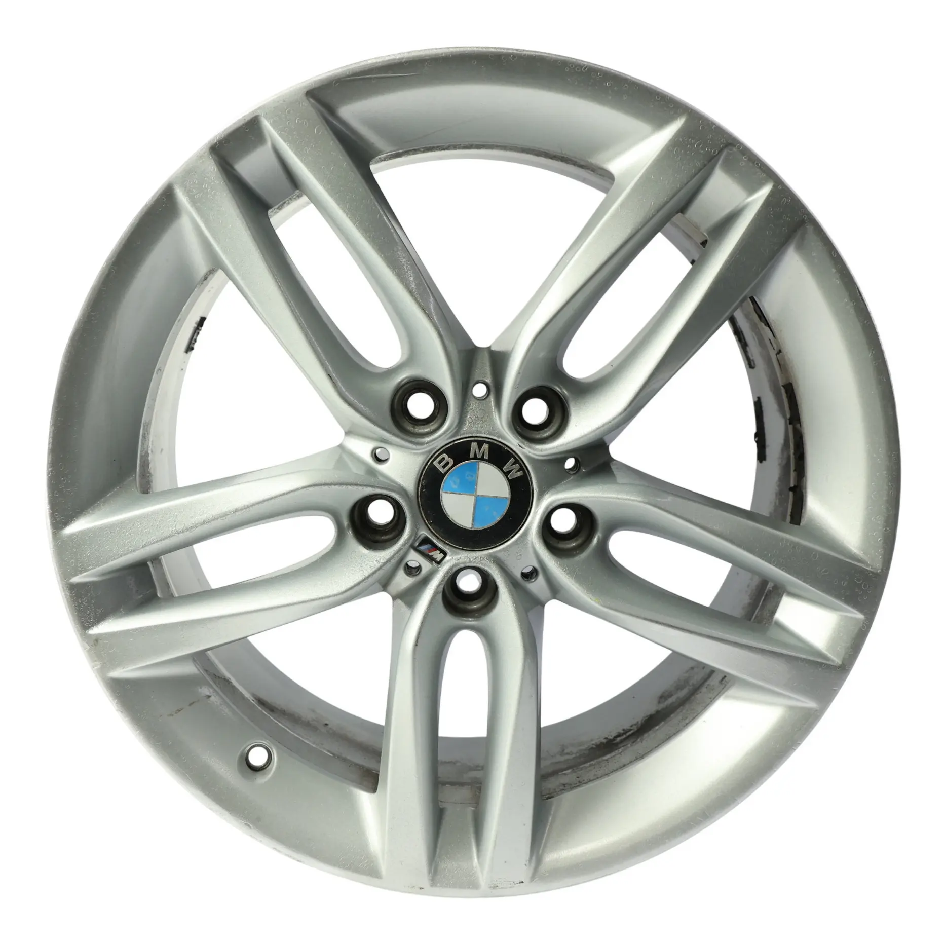 BMW F20 F21 Cerchio in lega argento 18" 7,5J ET:45 M Doppie razze 461 7846784