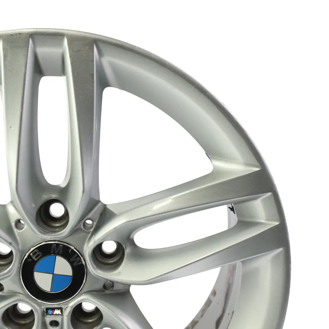 BMW F20 F21 Jante arrière alliage argenté 18" 8J ET:52 M Double Spoke - SKU 7846785-SL1 - Numéro de pièce 7846785