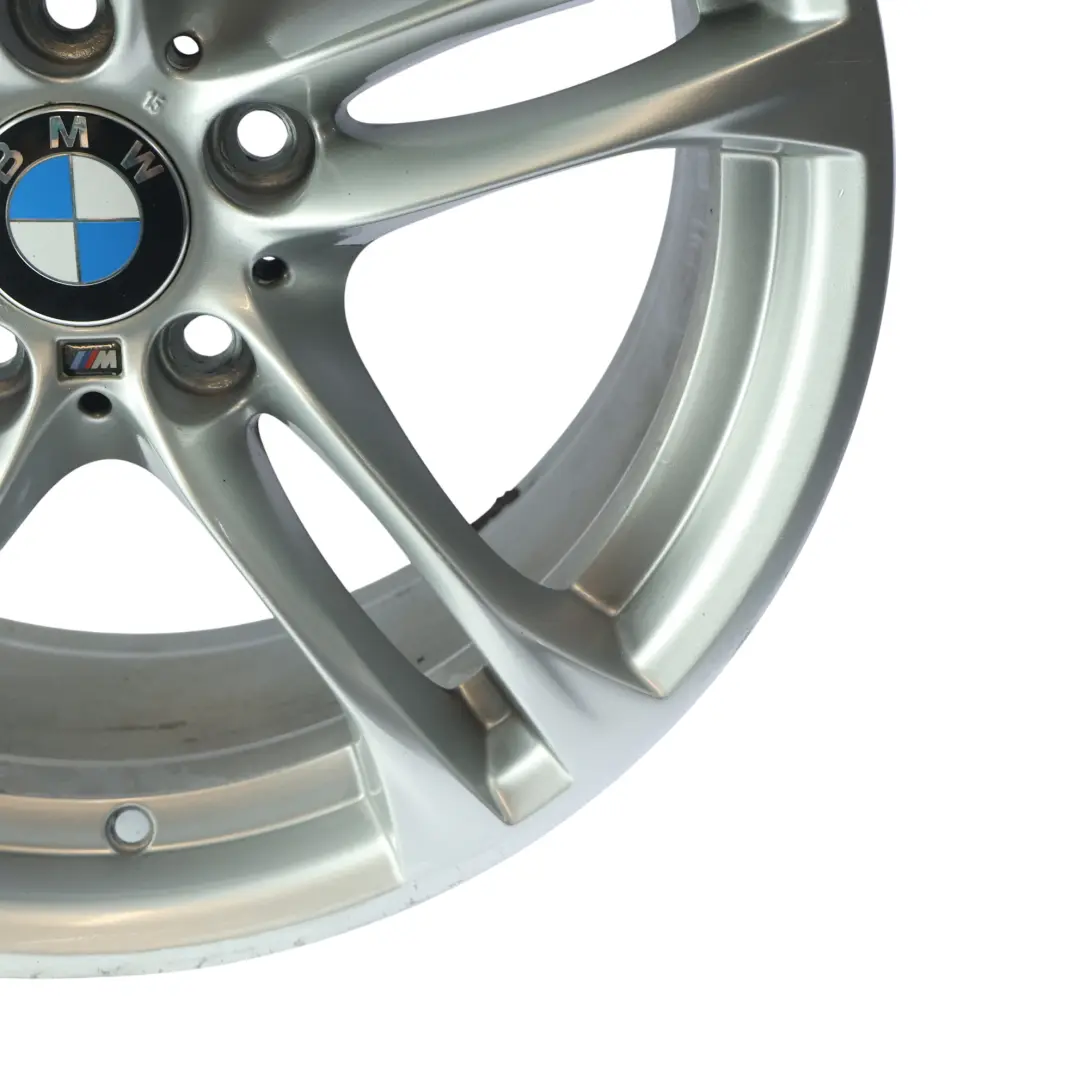 Rim Alloy 18" 9J ET:44 M Double Spoke 613 to BMW F10 F06 F12 Rear Wheel with Part number 7848573 BMW F10 F06 F12 Rear Wheel Rim Alloy 18" 9J ET:44 M Double Spoke 613 - SKU 7848573-1 - Part number 7848573