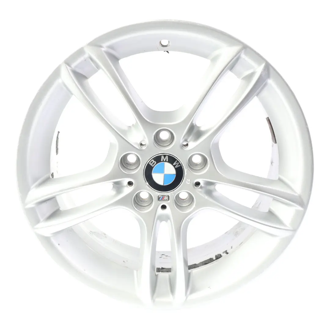 Llanta De Aleacion Delantera Plateada 18" M Doble Radio 261 7,5J para BMW E87 con número de pieza 7891050 BMW E87 Llanta De Aleacion Delantera Plateada 18" M Doble Radio 261 7,5J - SKU 7891050-SL1 - Número de pieza 7891050