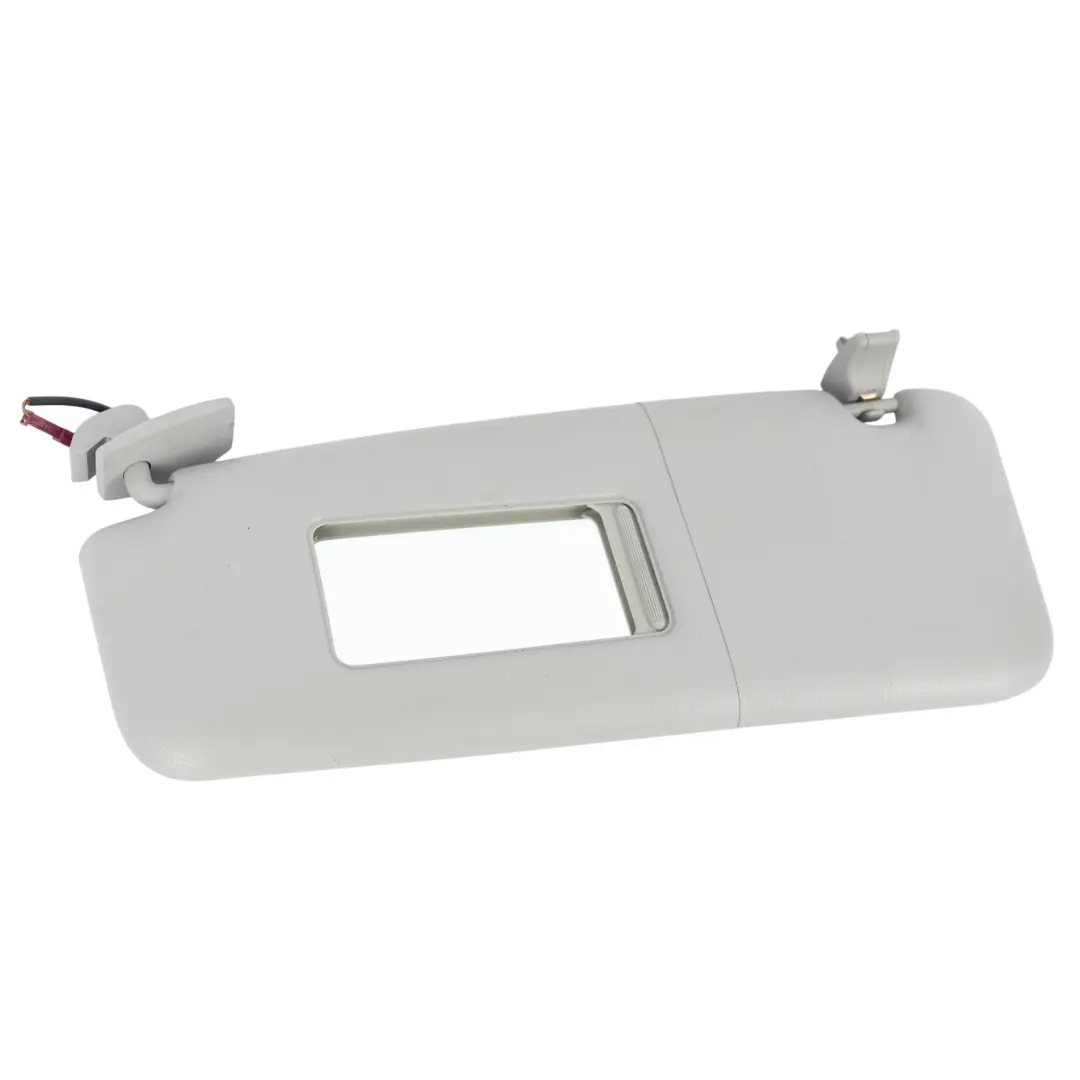 Sonnenblende Abdeckung Spiegel Beleuchtet Grau Links für BMW E60 E61 mit Teilenummer 7897605 BMW E60 E61 Sonnenblende Abdeckung Spiegel Beleuchtet Grau Links - SKU 7897605-2 - Teilenummer 7897605