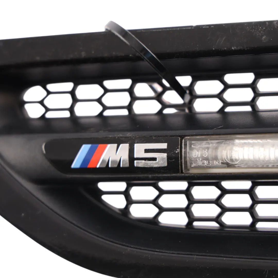 Grille Side Panel Fender Indicator Vent Front Left N/S Black to BMW F10 M5 with Part number 7903879 BMW F10 M5 Grille Side Panel Fender Indicator Vent Front Left N/S Black - SKU 7903879-2 - Part number 7903879