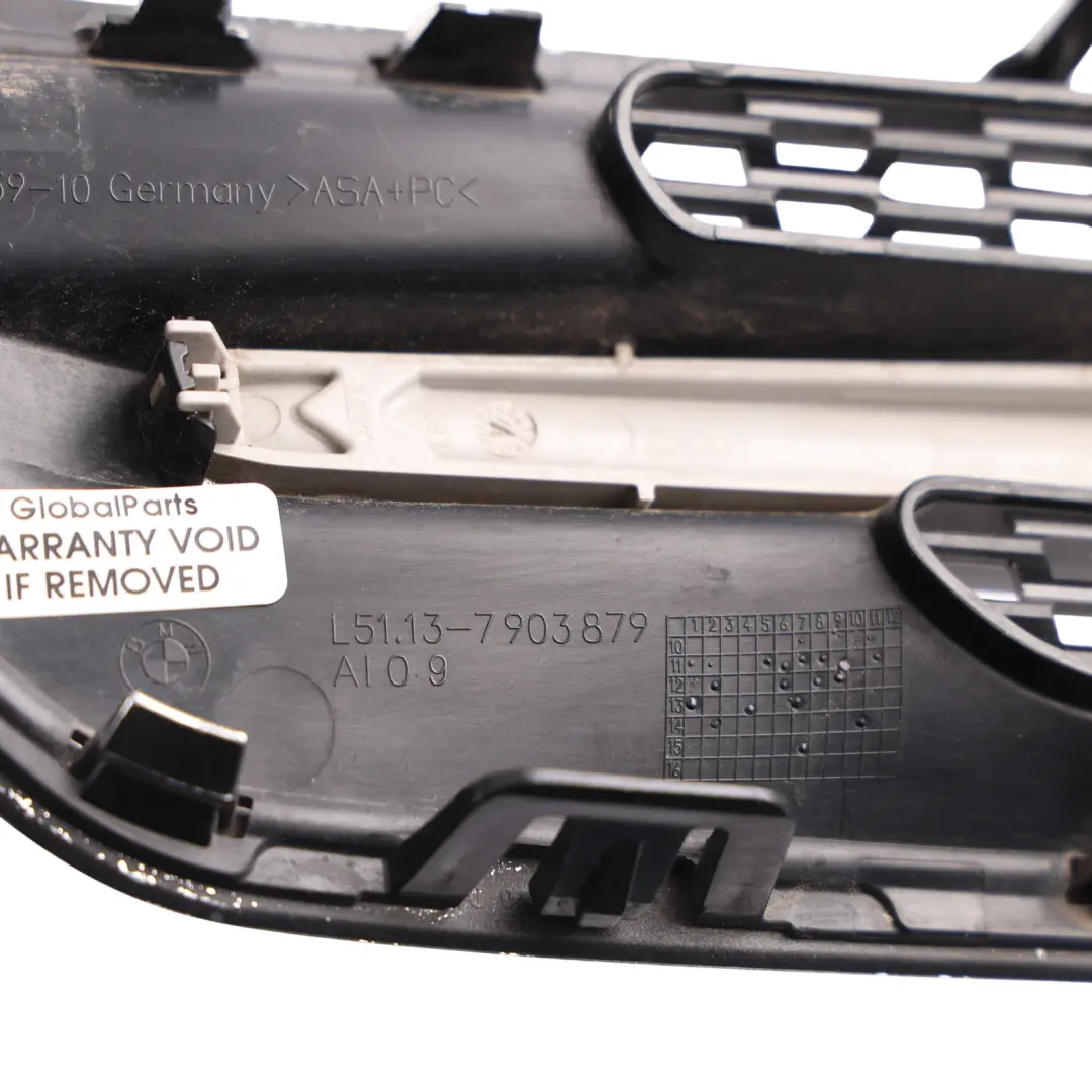 BMW F10 M5 Grille Side Panel Fender Indicator Vent Front Left N/S Black - SKU 7903879-2 - Part number 7903879
