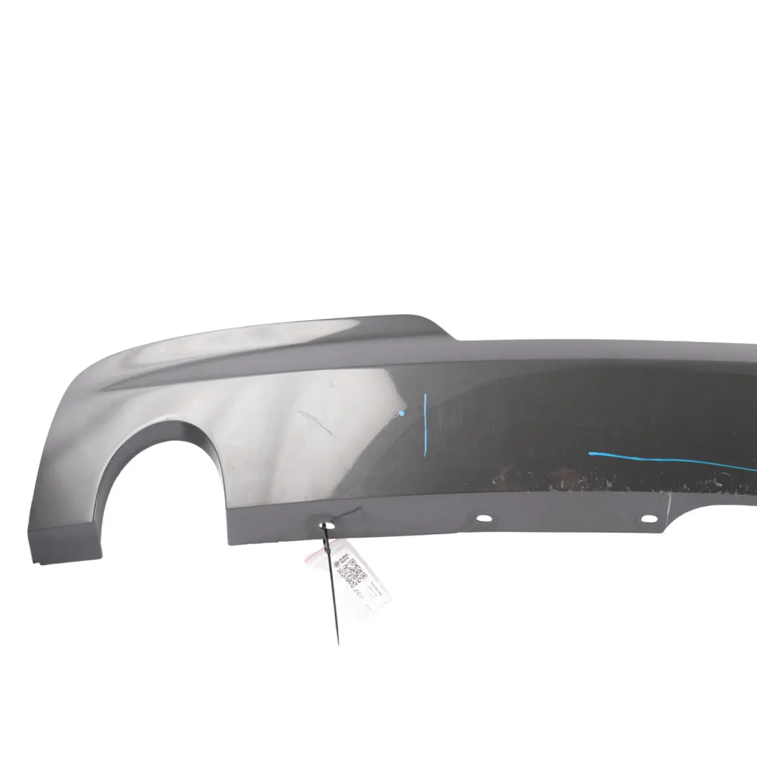 BMW F10 F11 Rear Bumper Bottom Trim Panel Cover Diffuser Mineral Grau - B39 - SKU 7906283-MG - Part number 7906283