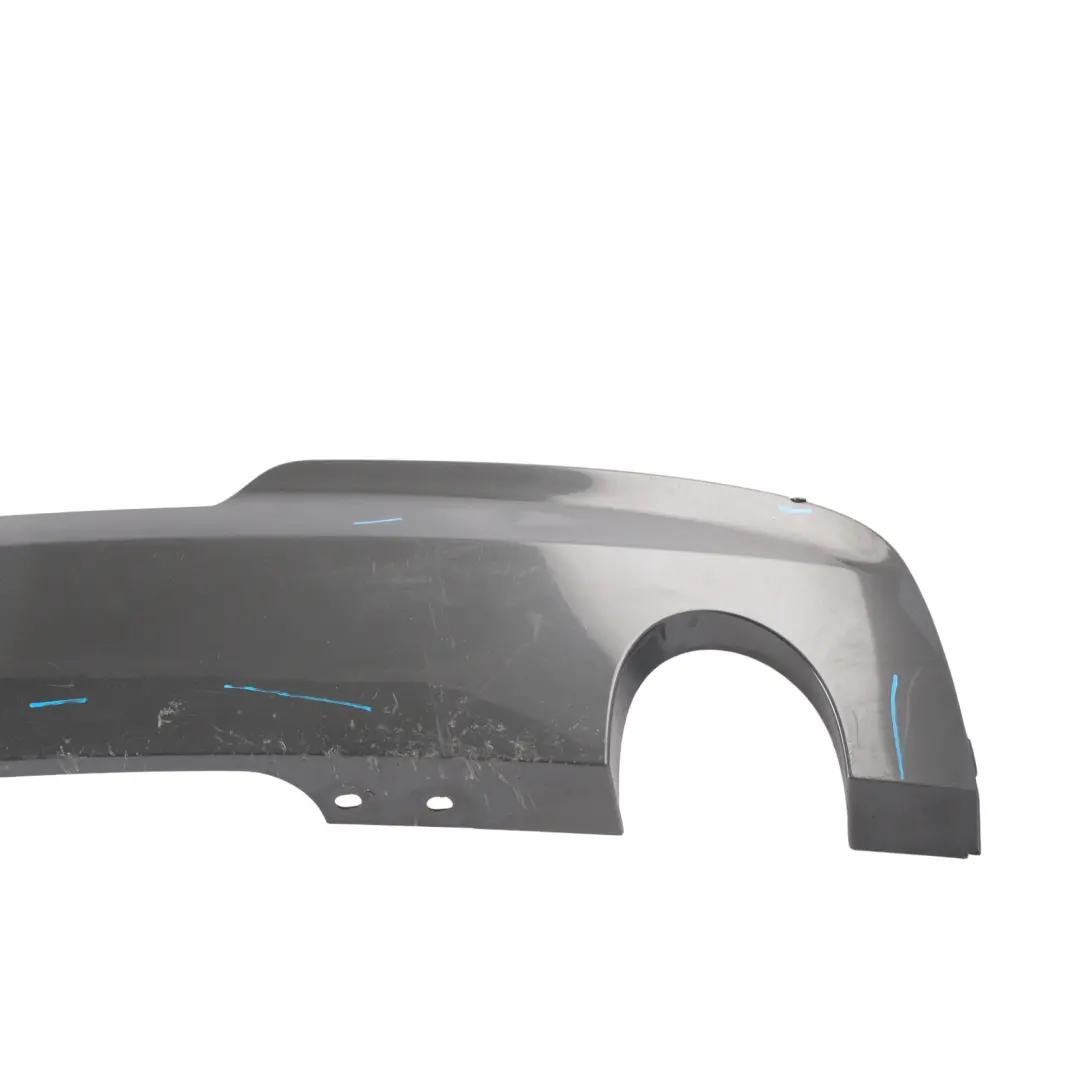 Bumper Bottom Trim Panel Cover Diffuser Mineral Grau - B39 to BMW F10 F11 Rear with Part number 7906283 BMW F10 F11 Rear Bumper Bottom Trim Panel Cover Diffuser Mineral Grau - B39 - SKU 7906283-MG - Part number 7906283