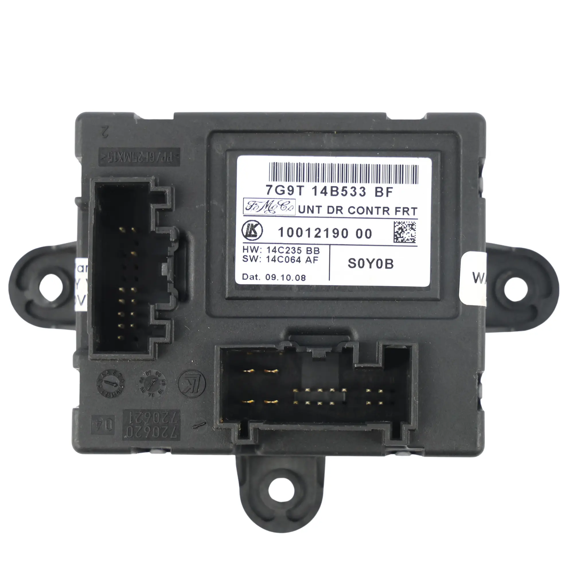 Ford Mondeo Module Commande Porte Avant Côté Conducteur 7G9T-14B533-BF