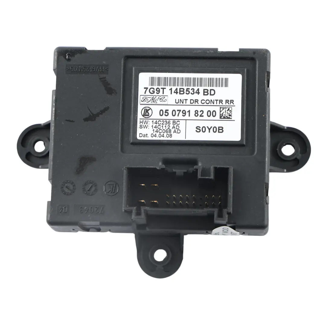 Land Rover 2 L359 Modulo Controllo Porta Anteriore Sinistra Destra 7G9T-14B534-B - SKU 7G9T-14B534-BD - Numero di parte 7G9T-14B534-BD