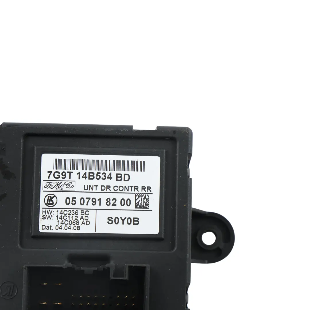 Land Rover 2 L359 Módulo Control Puerta Delantera Izquierda Derecha 7G9T-14B534- - SKU 7G9T-14B534-BD - Número de pieza 7G9T-14B534-BD