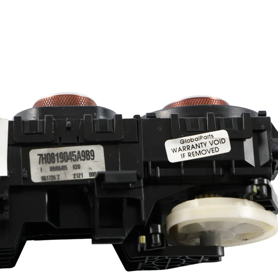 Volkswagen Transporter T5 T6 Panel Control Climatizador Interruptor - SKU 7H0819045A - Número de pieza 7H0819045A