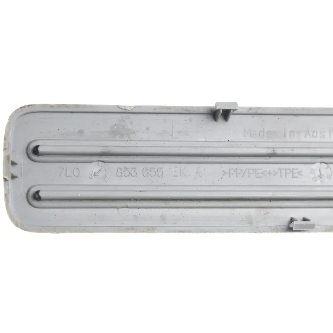 Door Sill Trim Strip Entrance Front Left N/S to Porsche Cayenne 9PA with Part number 7L0853655 Porsche Cayenne 9PA Door Sill Trim Strip Entrance Front Left N/S - SKU 7L0853655 - Part number 7L0853655