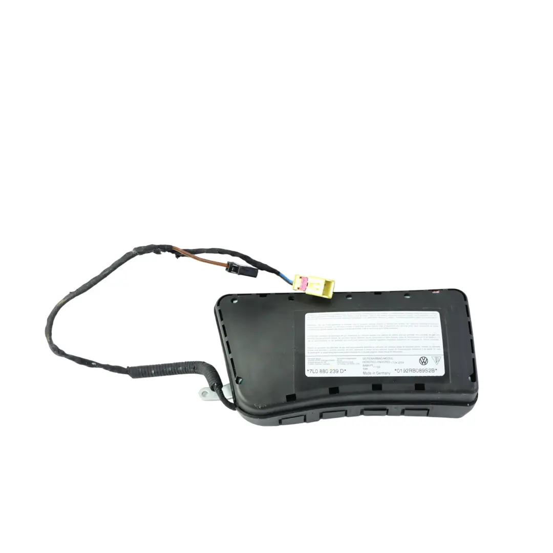 Porsche Cayenne VW Touareg 7L Poduszka Powietrzna Fotela Lewa - SKU 7L0880239D - Numer Części 7L0880239D