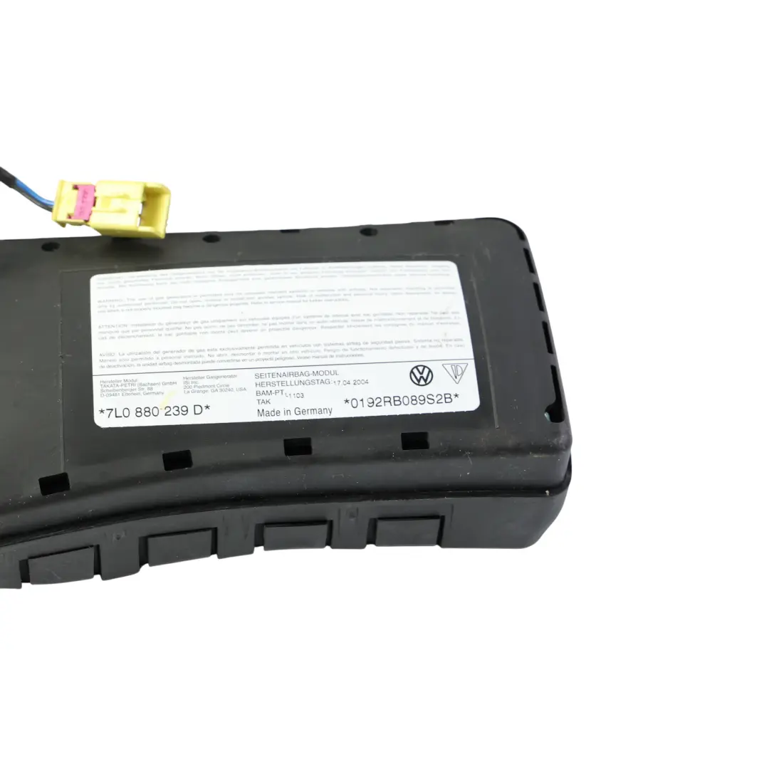 Porsche Cayenne VW Touareg 7L Poduszka Powietrzna Fotela Lewa - SKU 7L0880239D - Numer Części 7L0880239D