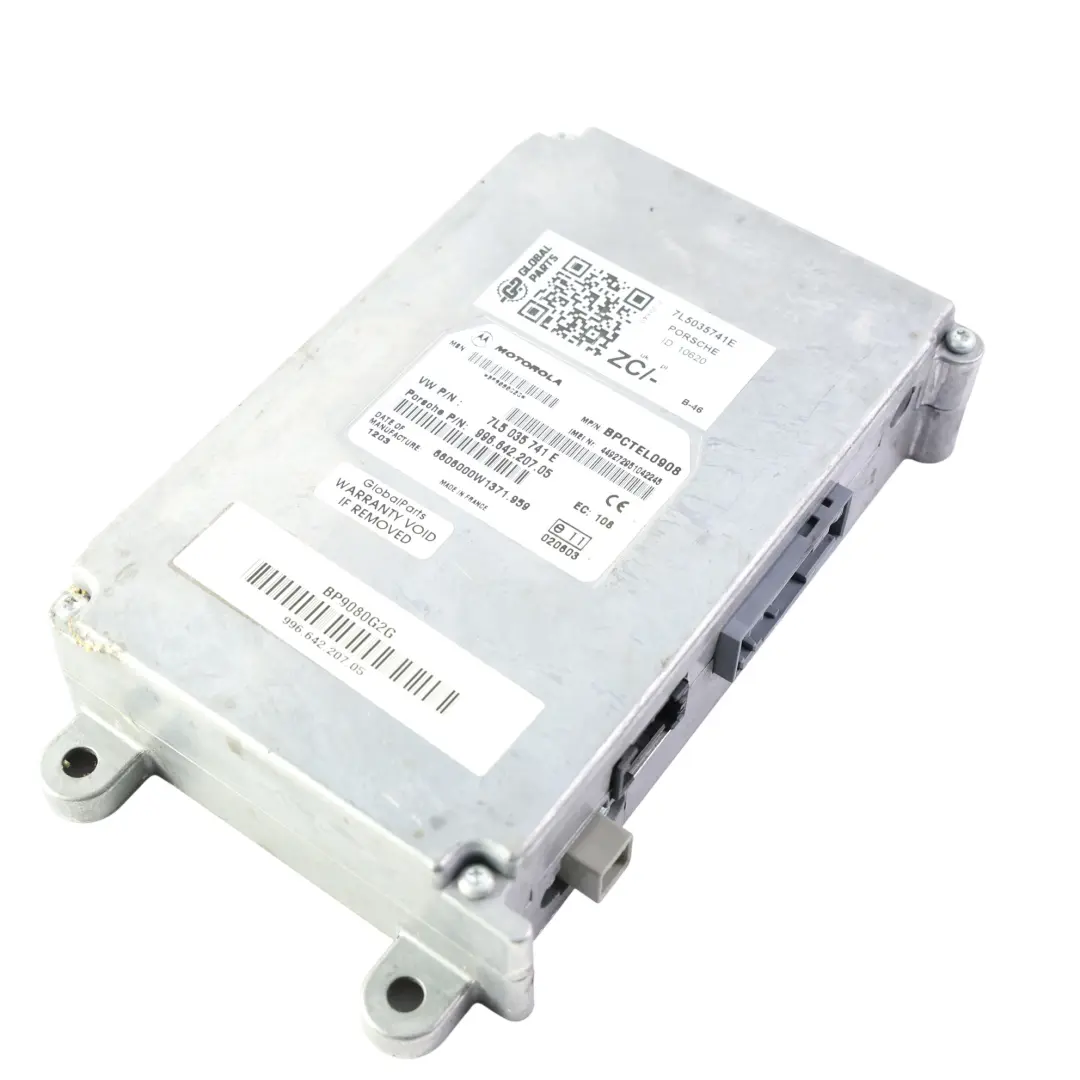 Porsche Cayenne 955 9PA Motorola Módulo Control Teléfono - SKU 7L5035741E - Número de pieza 7L5035741E