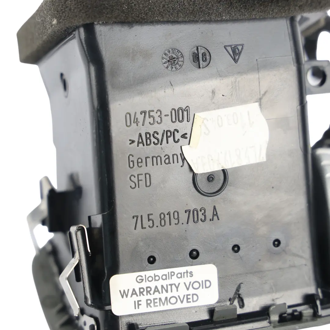 Salpicadero Rejilla Ventilación Izquierda para Porsche Cayenne 9PA con número de pieza 7L5819703A Porsche Cayenne 9PA Salpicadero Rejilla Ventilación Izquierda - SKU 7L5819703A-1 - Número de pieza 7L5819703A