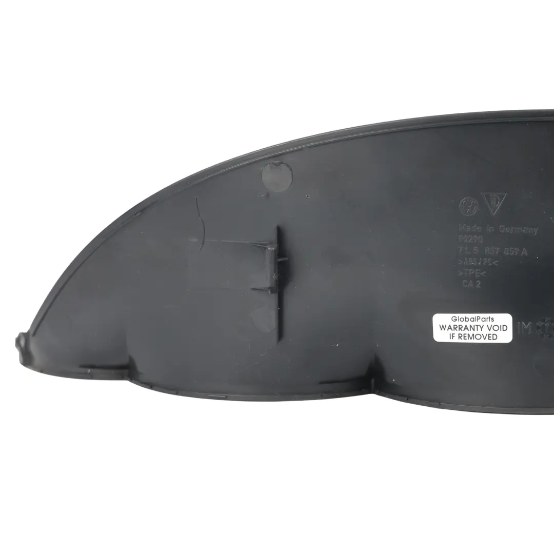 Instrument Cluster Surround Trim Cover Black to Porsche Cayenne 9PA with Part number 7L5857059A Porsche Cayenne 9PA Instrument Cluster Surround Trim Cover Black - SKU 7L5857059A - Part number 7L5857059A