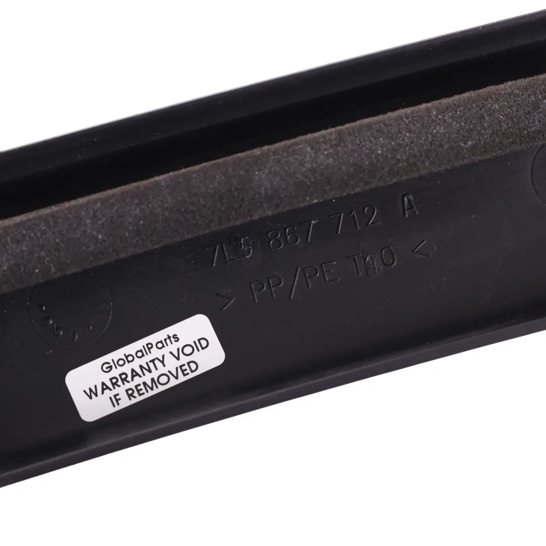 Side Trim Cover Strip Panel Right O/S to Porsche Cayenne 9PA Tailgate with Part number 7L5867712A Porsche Cayenne 9PA Tailgate Side Trim Cover Strip Panel Right O/S - SKU 7L5867712A - Part number 7L5867712A