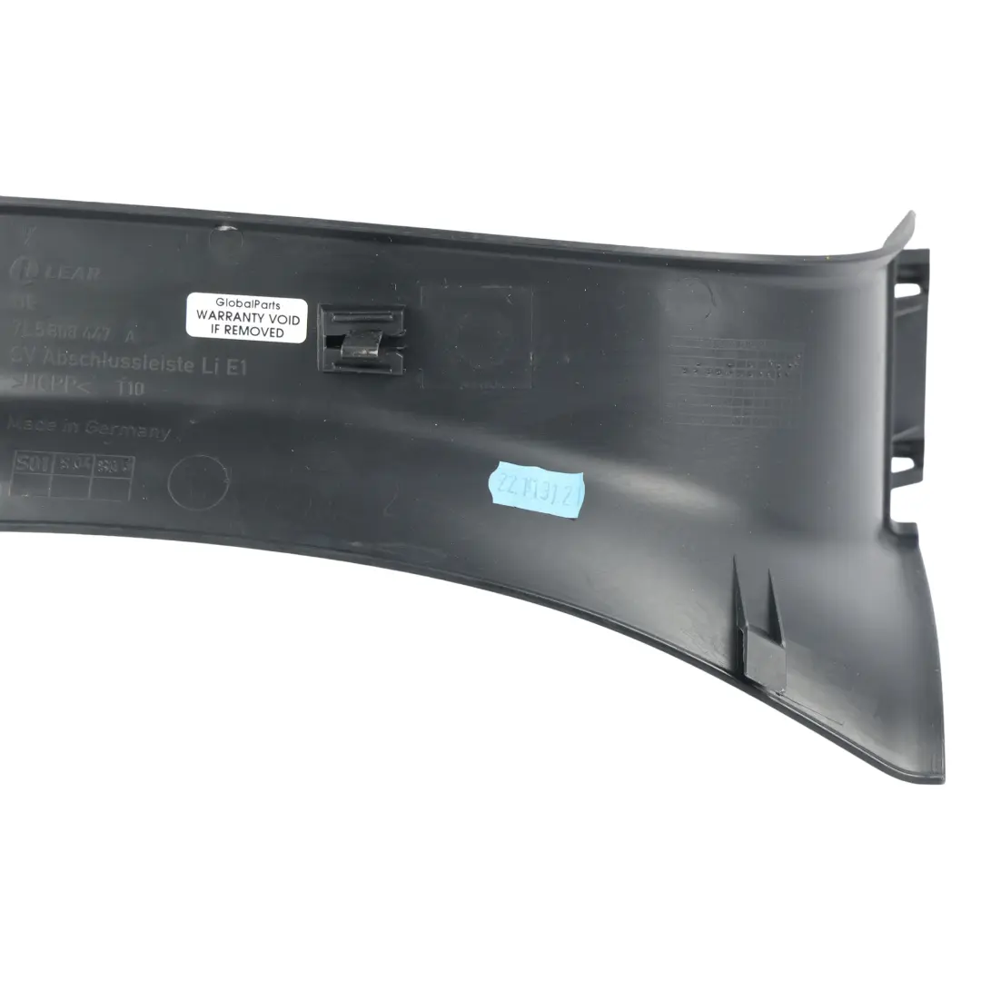 Porsche Cayenne 955 Panel Osłony Bagażnika Lewy - SKU 7L5868447A - Numer Części 7L5868447A