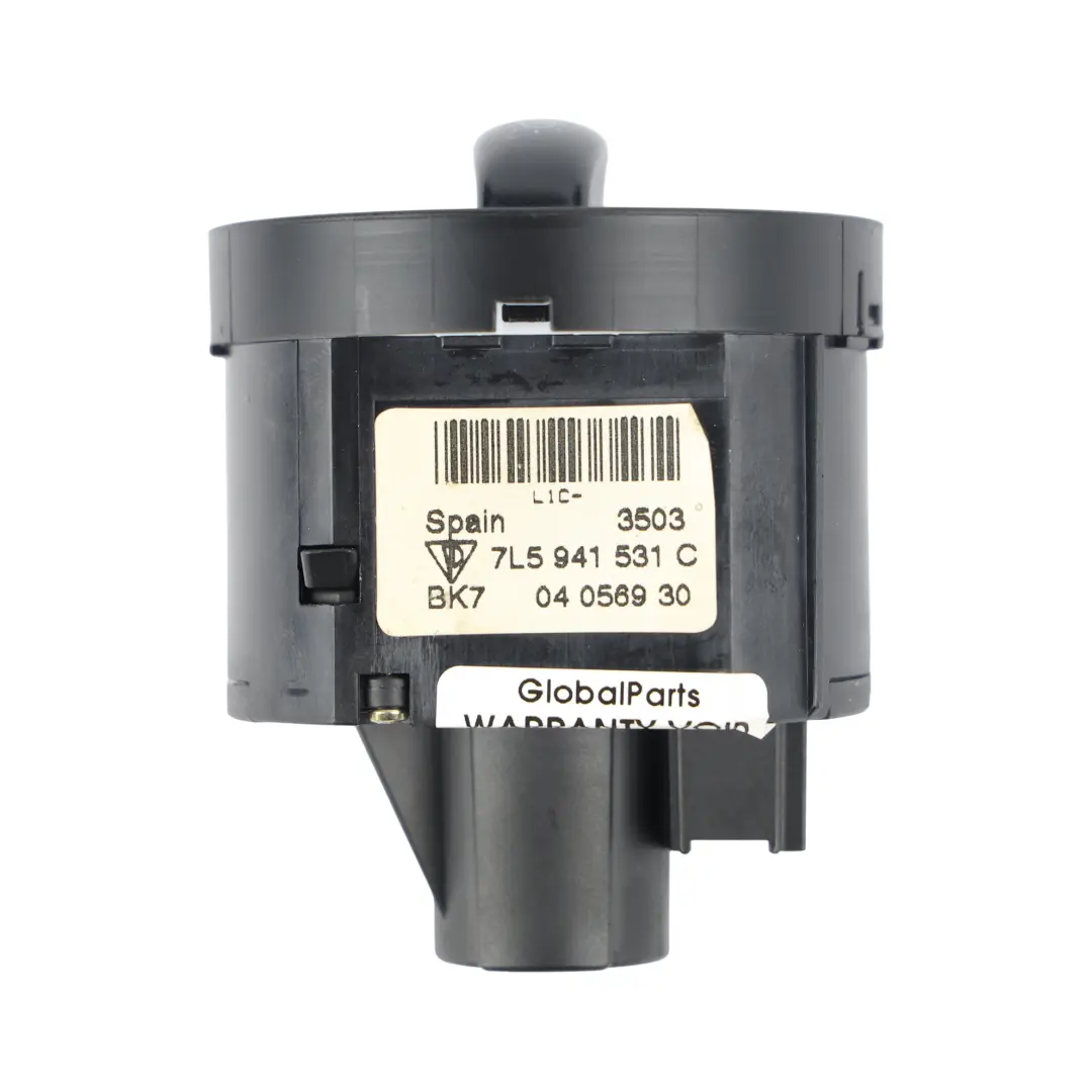 Porsche Cayenne 9PA Headlight Fog Light Control Switch - SKU 7L5941531C - Part number 7L5941531C