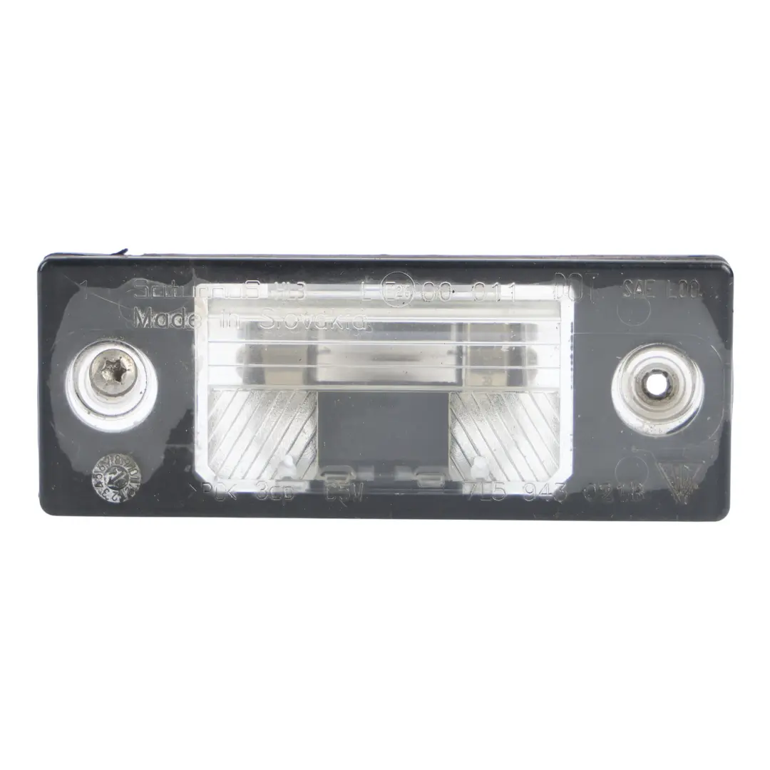 Porsche Cayenne 9PA Audi TT 8J Luz Matrícula Lámpara - SKU 7L5943021B - Número de pieza 7L5943021B