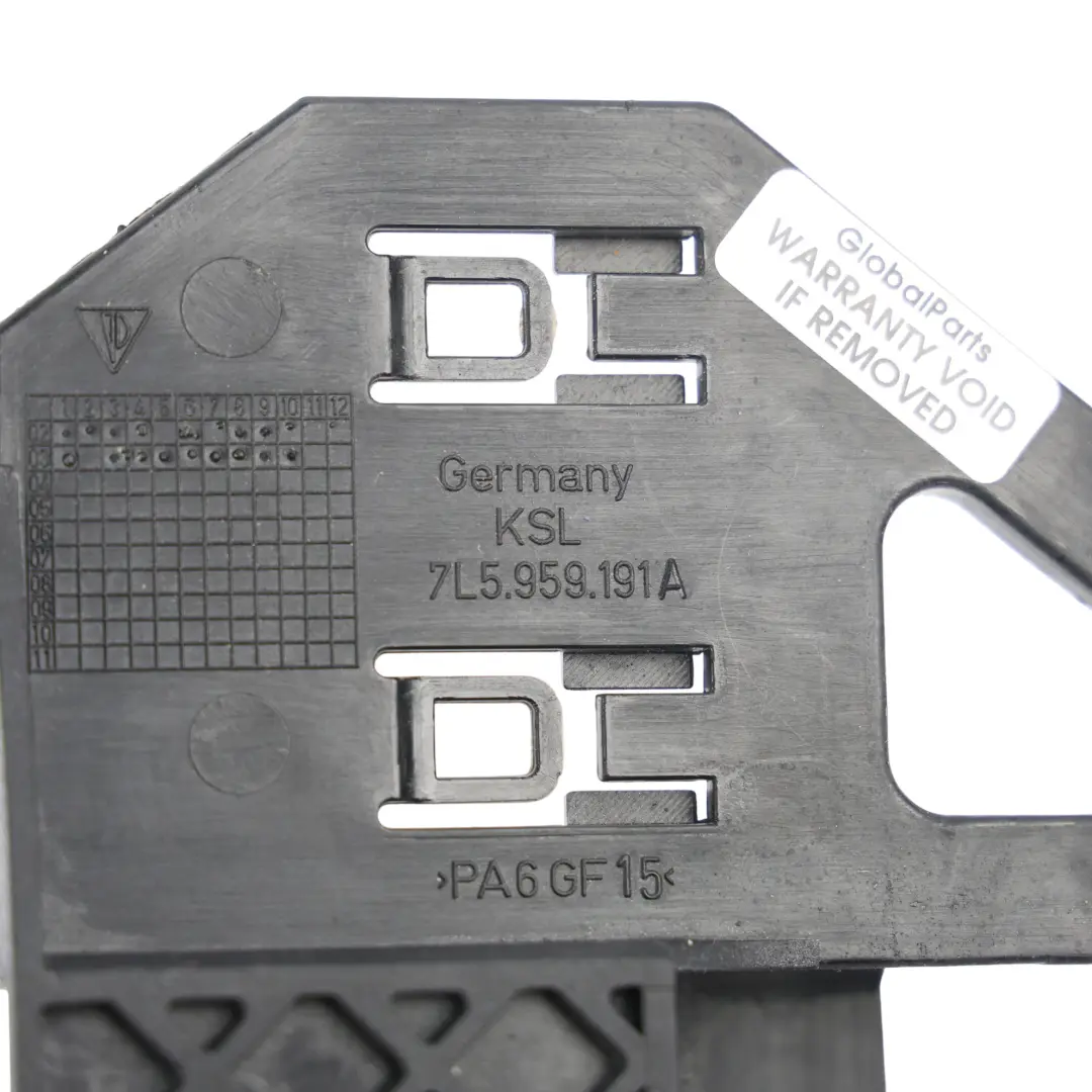Porsche Cayenne 9PA Rear ECU Holder Support Bracket Mount Carrier - SKU 7L5959191A - Part number 7L5959191A
