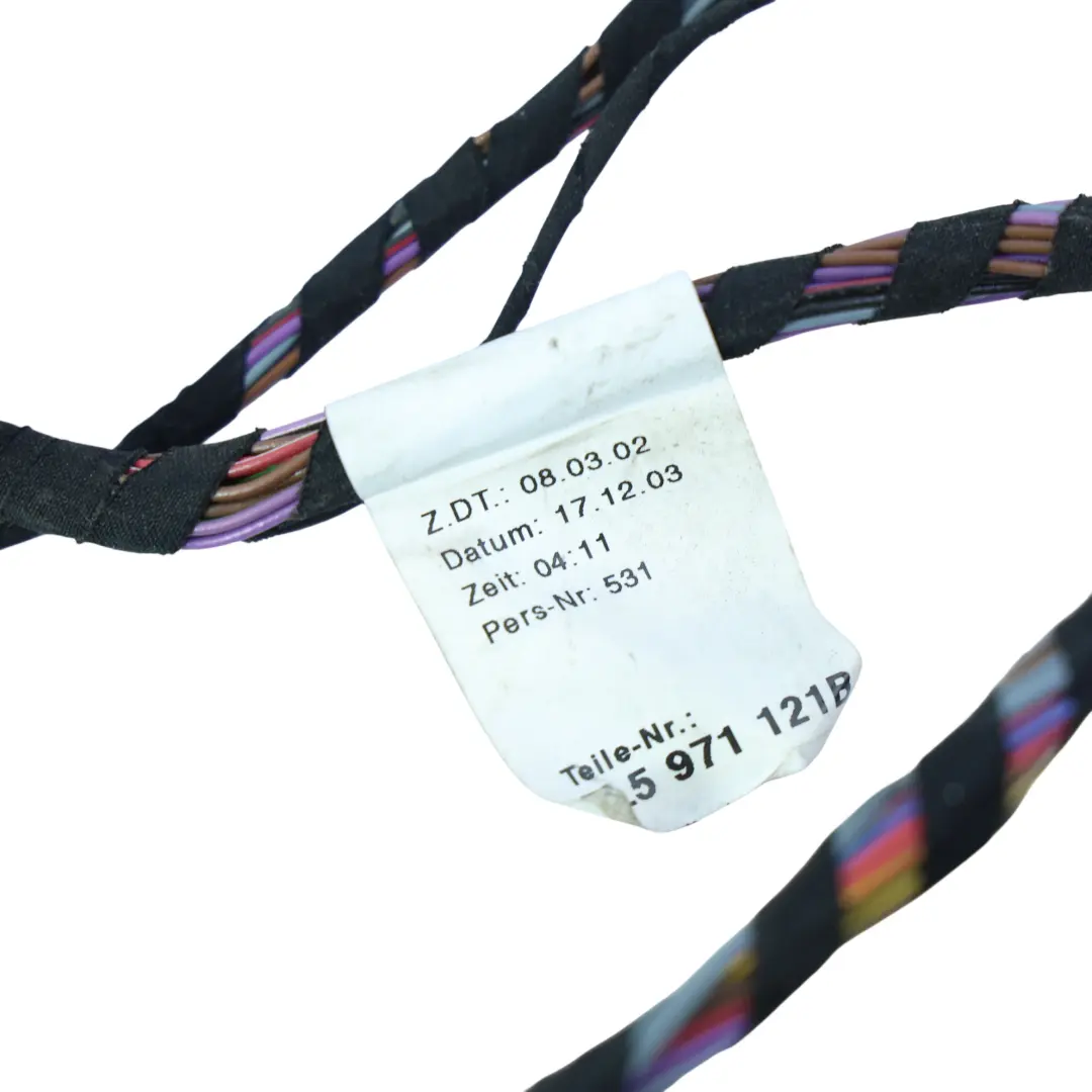 Porsche Cayenne 9PA Front Door Wiring Loom Harness Driver Side O/S 7L5971120A - SKU 7L5971121B - Part number 7L5971121B