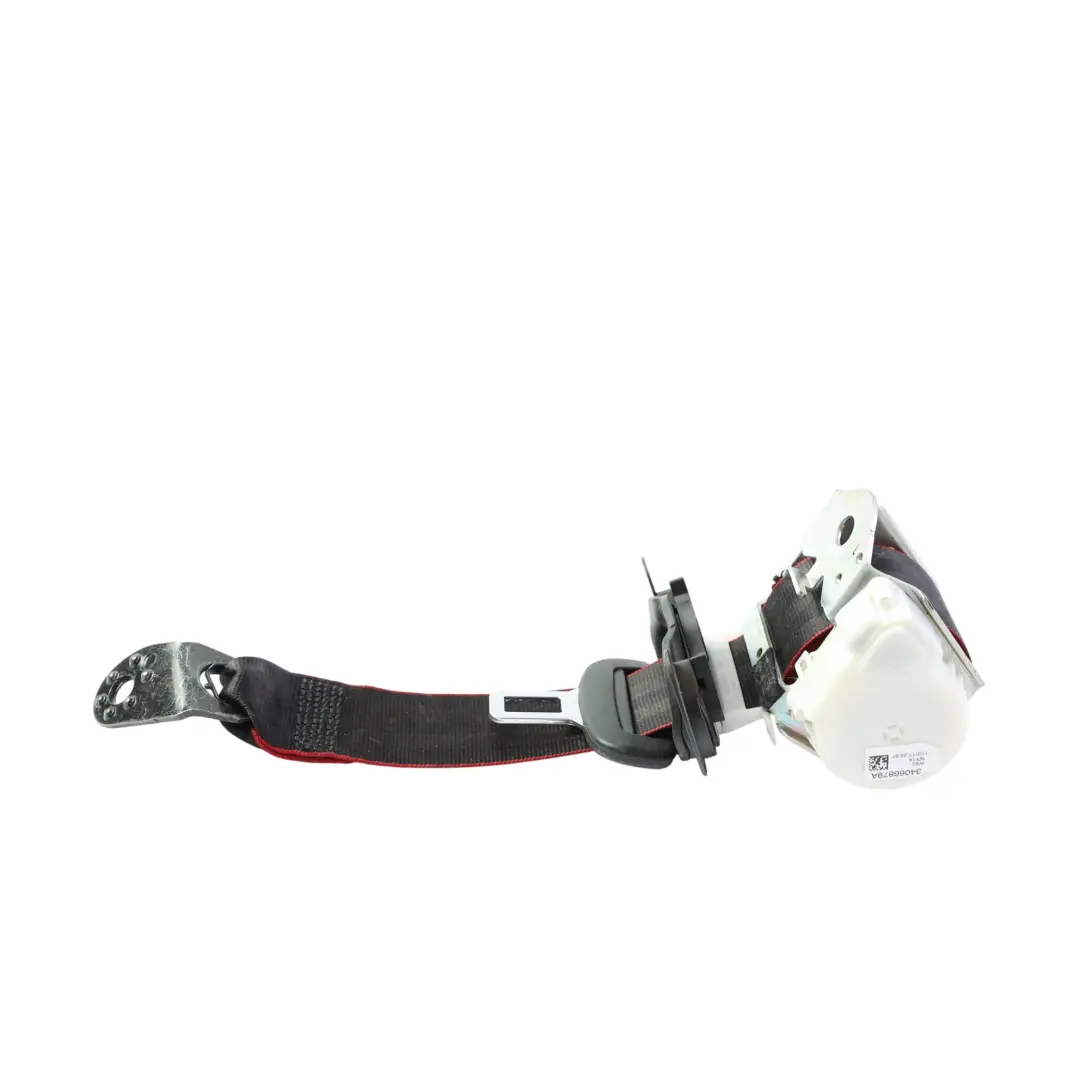 Volkswagen Polo 6c Pas Tylny Górny Lewy Czarno-Czerwony - SKU 7N0857737DE-4 - Numer Części 7N0857737DE