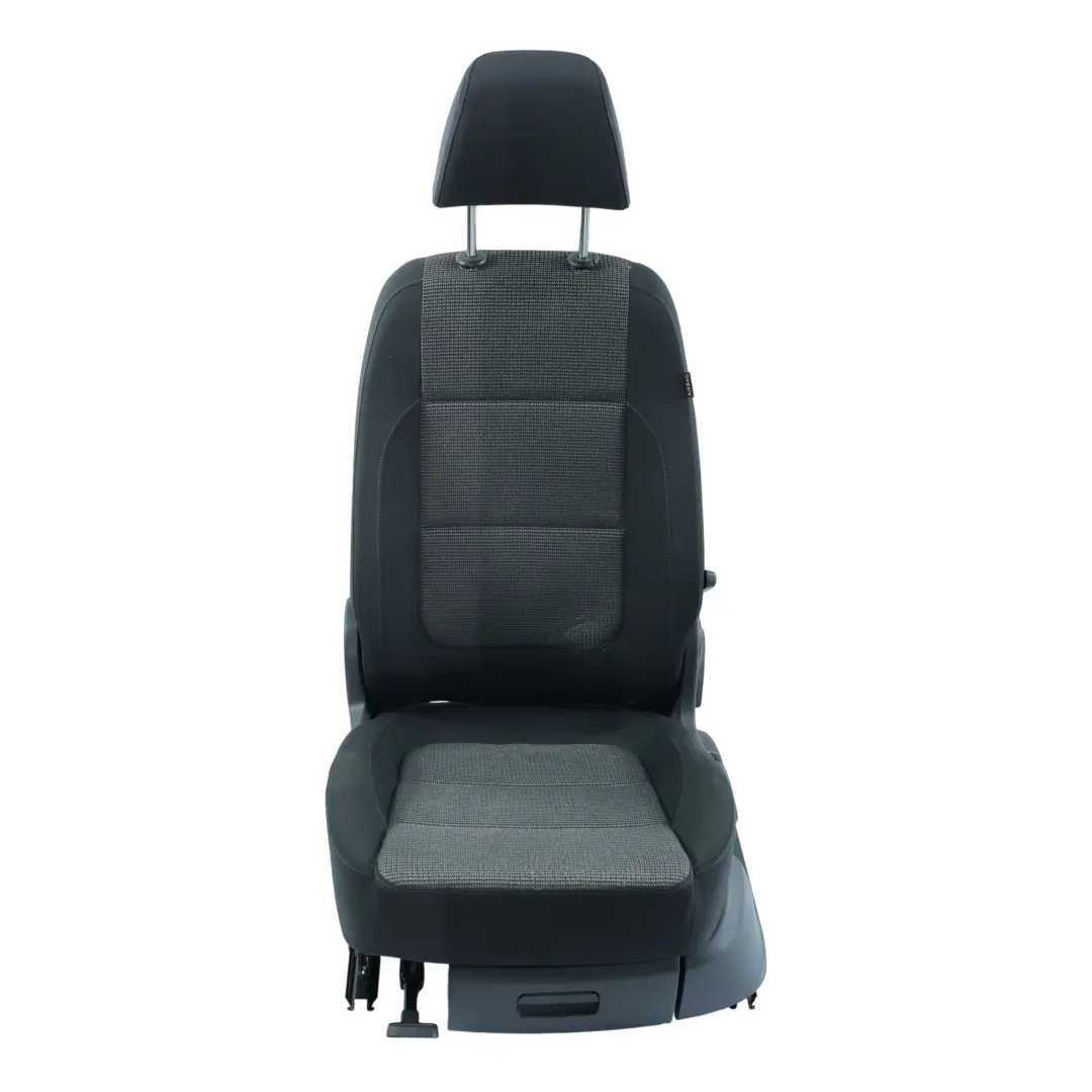 Volkswagen Sharan 7N Seat Front Left N/S Interior Woven Fabric Titan Black - SKU 7N0881805AB-1 - Part number 7N0881805AB