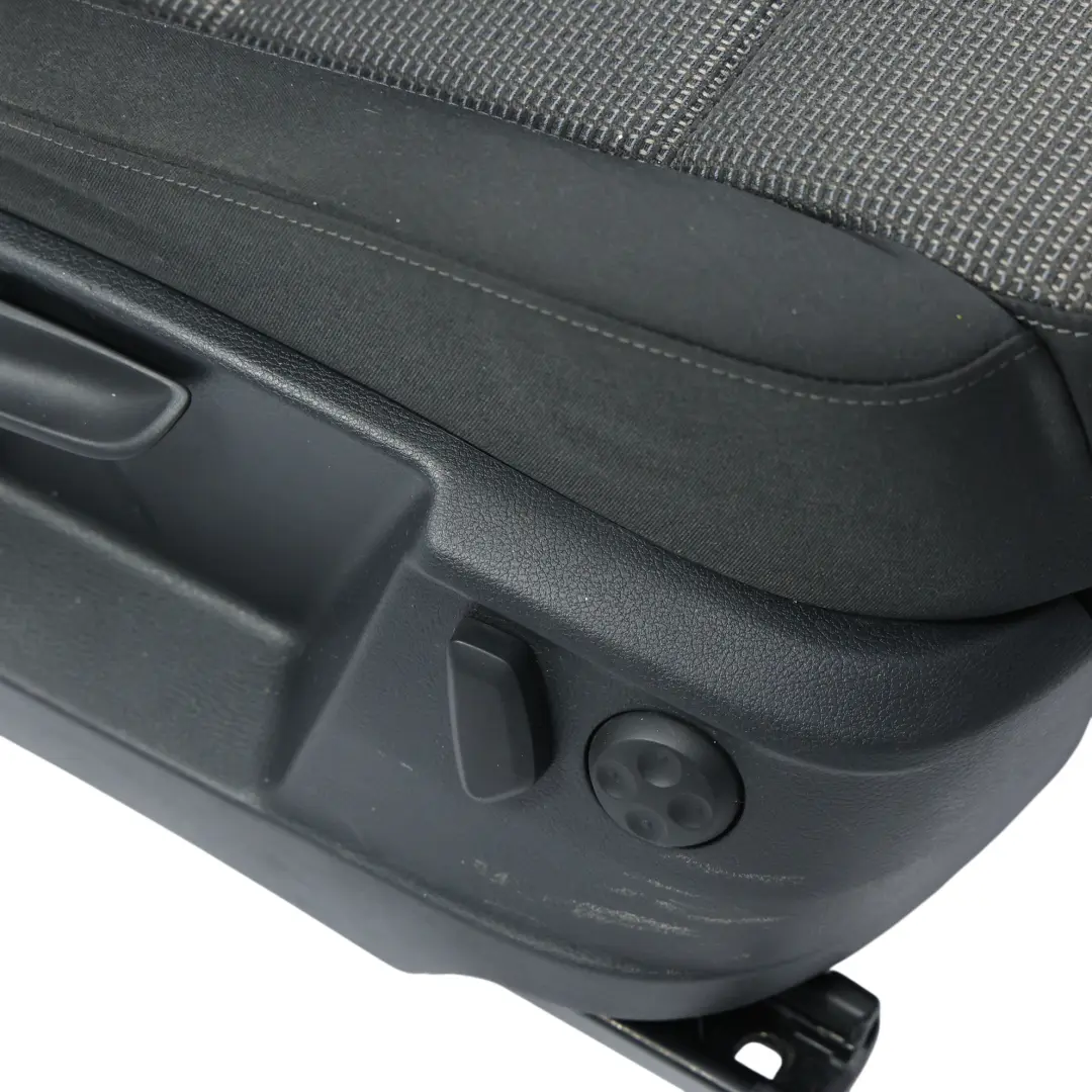 Volkswagen Sharan 7N Sitz Vorne Innen Elektrisch Rechts Stoff Schwarz - SKU 7N0881806AA-1 - Teilenummer 7N0881806AA