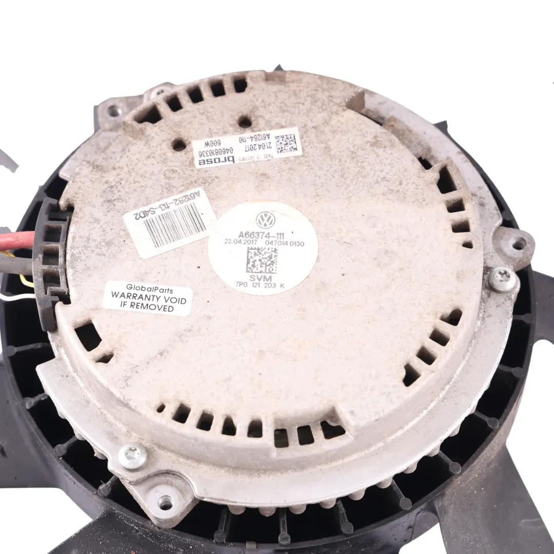 Volkswagen Touareg 7P Carcasa Ventilador Radiador Soporte Marco - SKU 7P0121203K - Número de pieza 7P0121203K