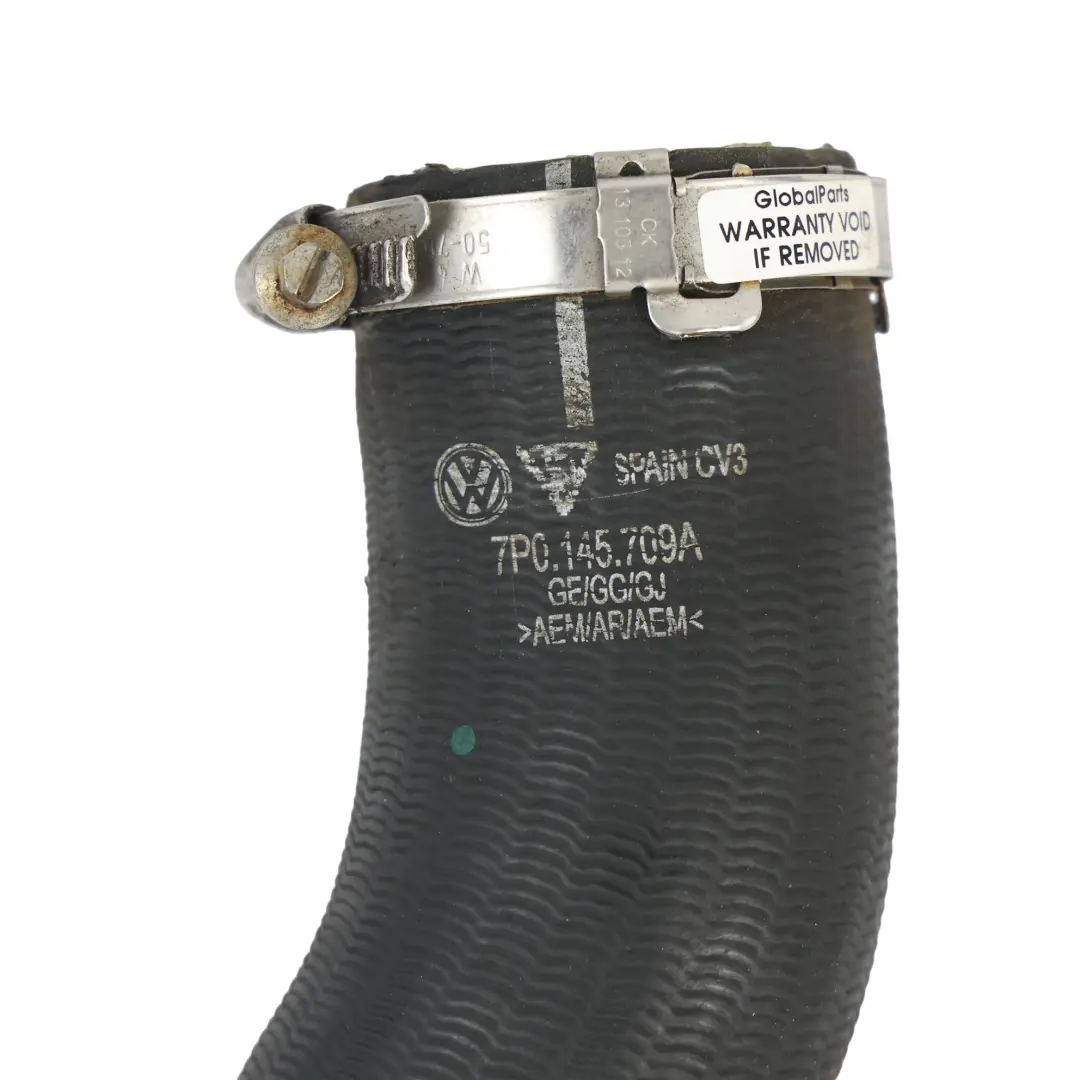 Volkswagen Touareg 7P Durite Intercooler Tuyau 3.0 TDI Diesel - SKU 7P0145709A - Numéro de pièce 7P0145709A