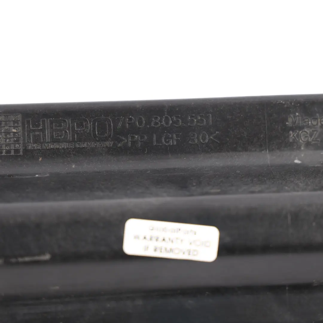 Volkswagen Touareg 7P Slam Panel Lower Cross Member Support Bracket - SKU 7P0805551 - Part number 7P0805551