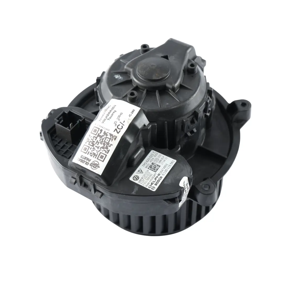 Volkswagen Touareg 7P Rear Climate Blower Motor Fan - SKU 7P0820022C - Part number 7P0820022C