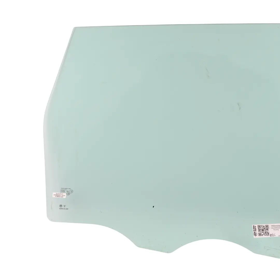 7P Rear Door Side Window Glass Left N/S AS2 Green to Volkswagen Touareg with Part number 7P0845025A Volkswagen Touareg 7P Rear Door Side Window Glass Left N/S AS2 Green - SKU 7P0845025A - Part number 7P0845025A