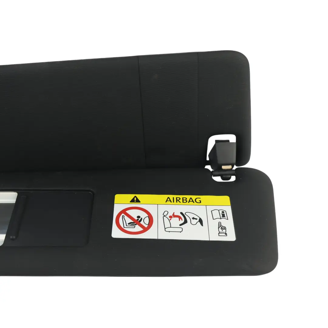 7P Sun Visor Cover SET X2 Front Left Right N/O/S Black to VW Volkswagen Touareg with Part number 7P0857551N VW Volkswagen Touareg 7P Sun Visor Cover SET X2 Front Left Right N/O/S Black - SKU 7P0857551N - Part number 7P0857551N