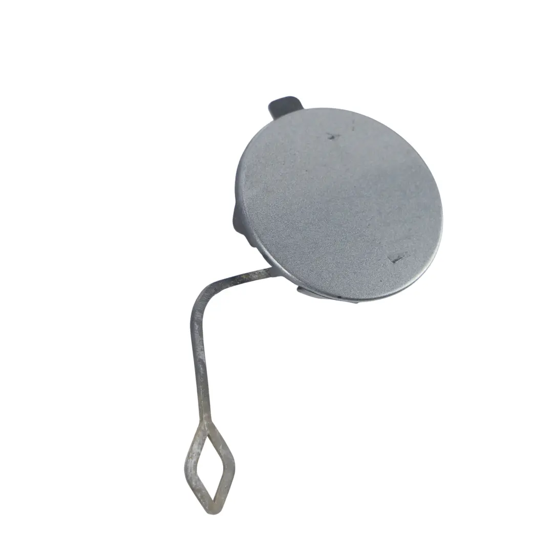 VW Touareg 7P Front Bumper Towing Eye Hook Cover Right O/S Graphite Grey - M7W - SKU 7P6807186-GGR - Part number 7P6807186