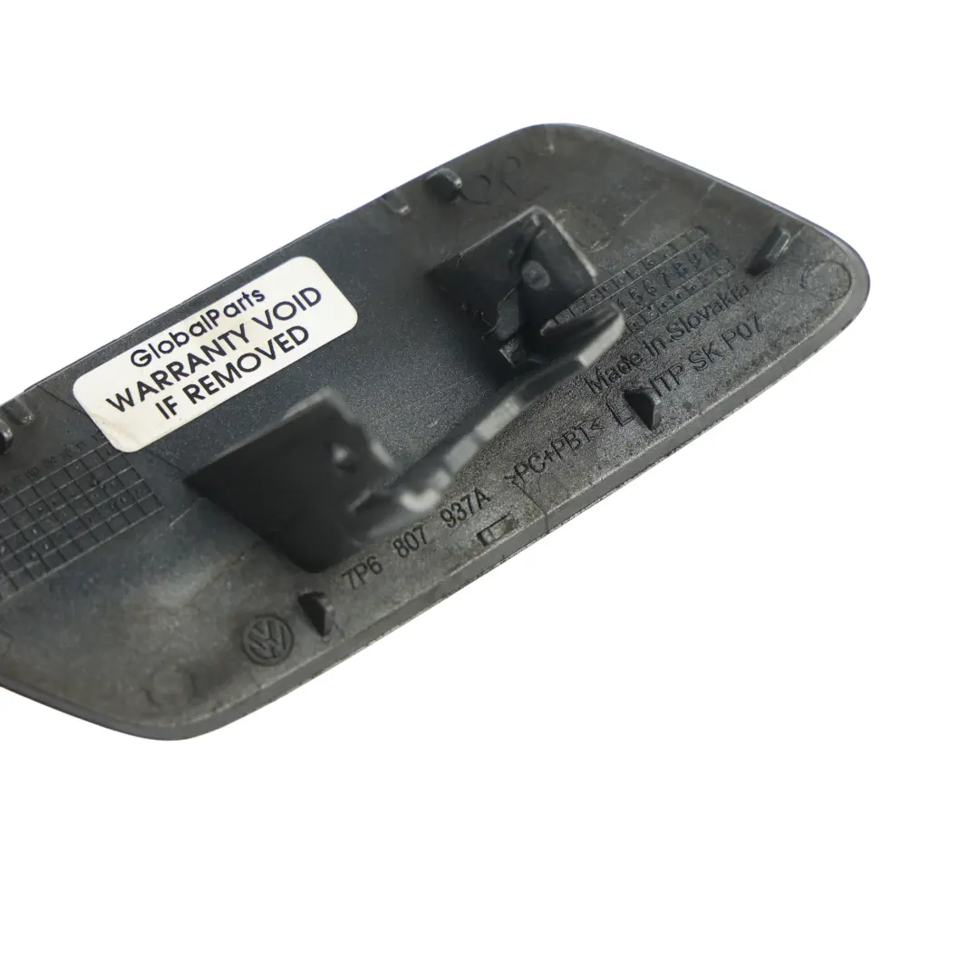 Volkswagen Touareg 7P Front Headlight Washer Cover Left N/S Graphite Grey - M7W - SKU 7P6807937A-GGR - Part number 7P6807937A