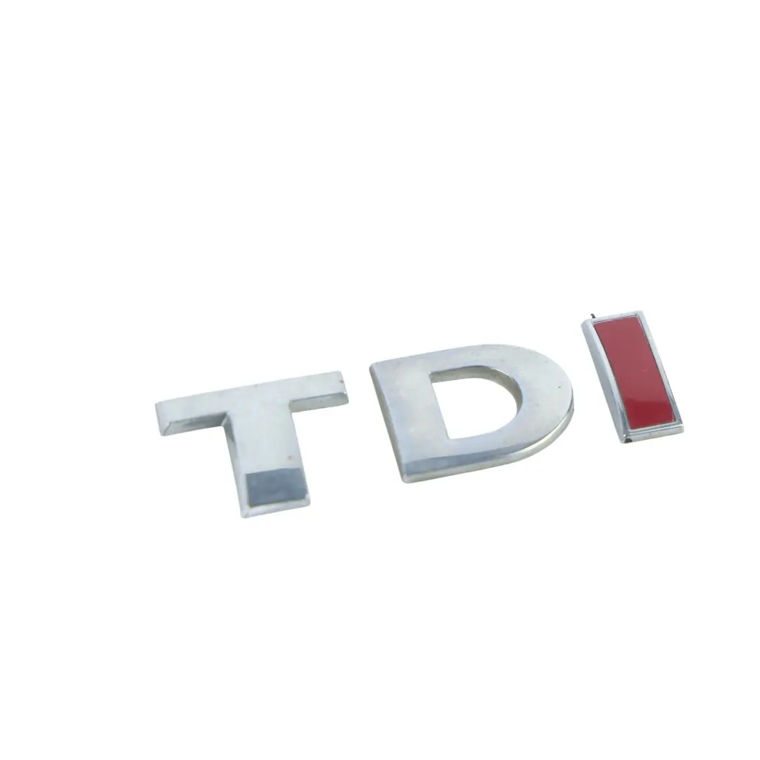 Volkswagen Touareg 7P Emblemat Tył Klapa Bagażnika Logo TDI - SKU 7P6853675D - Numer Części 7P6853675D