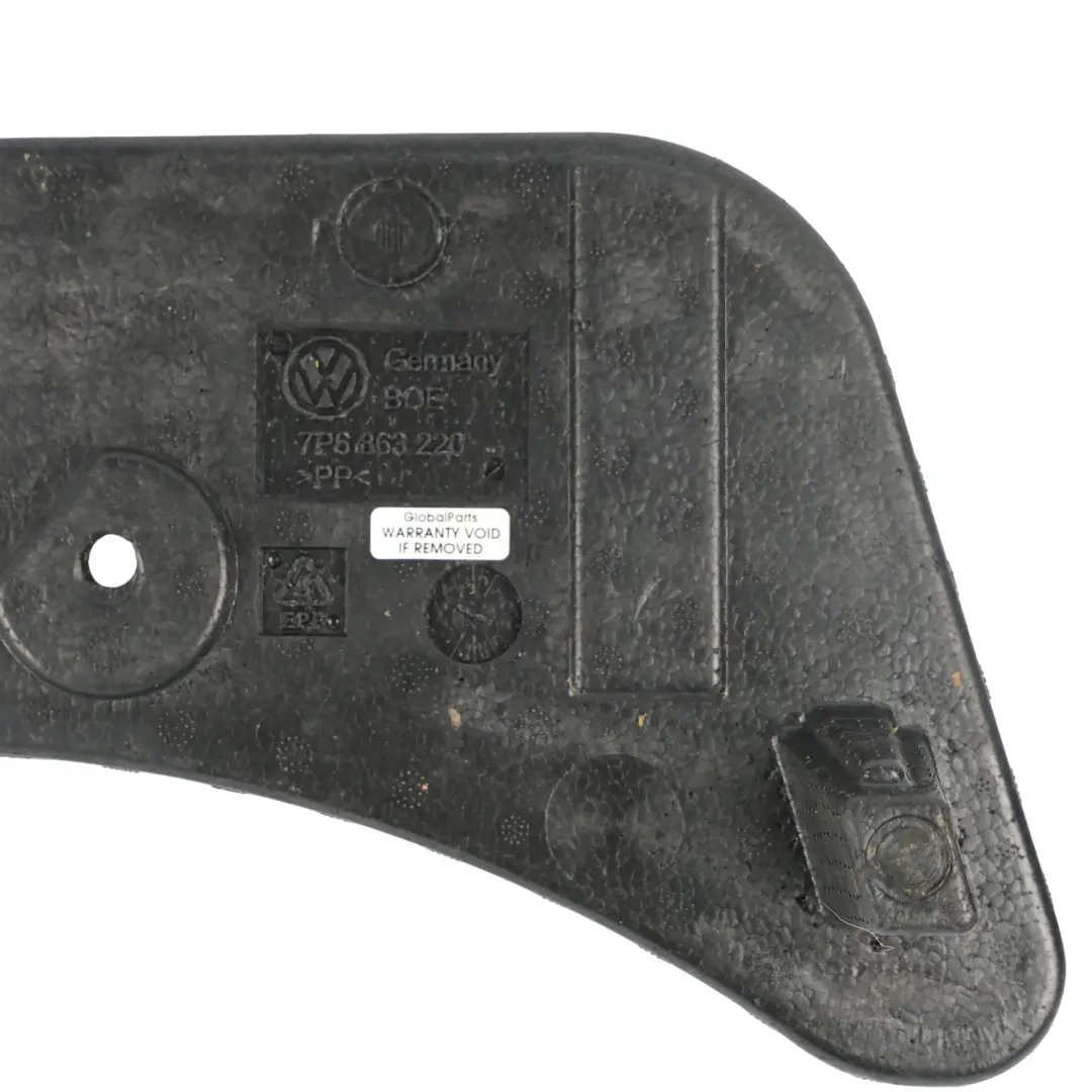 Volkswagen Touareg 7P Boot Trunk Tailgate Storage Box Foam Insert - SKU 7P6863220 - Part number 7P6863220