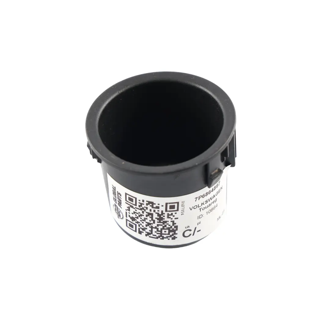 Volkswagen Touareg 7P Mk2 Inserto Portavasos Consola Central - SKU 7P6864897 - Número de pieza 7P6864897