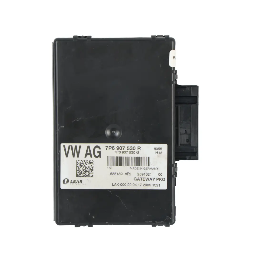 Volkswagen Touareg 7P Moduł Sterujący Gateway ECU - SKU 7P6907530R - Numer Części 7P6907530R