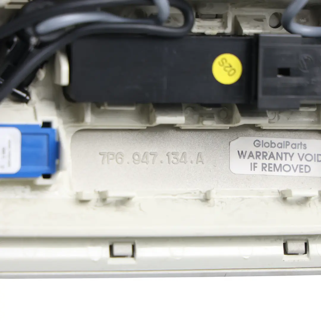 7P Roof Light Front Reading Lamp Interior Switch Panel to VW Touareg with Part number 7P6947134A VW Touareg 7P Roof Light Front Reading Lamp Interior Switch Panel - SKU 7P6947134A - Part number 7P6947134A