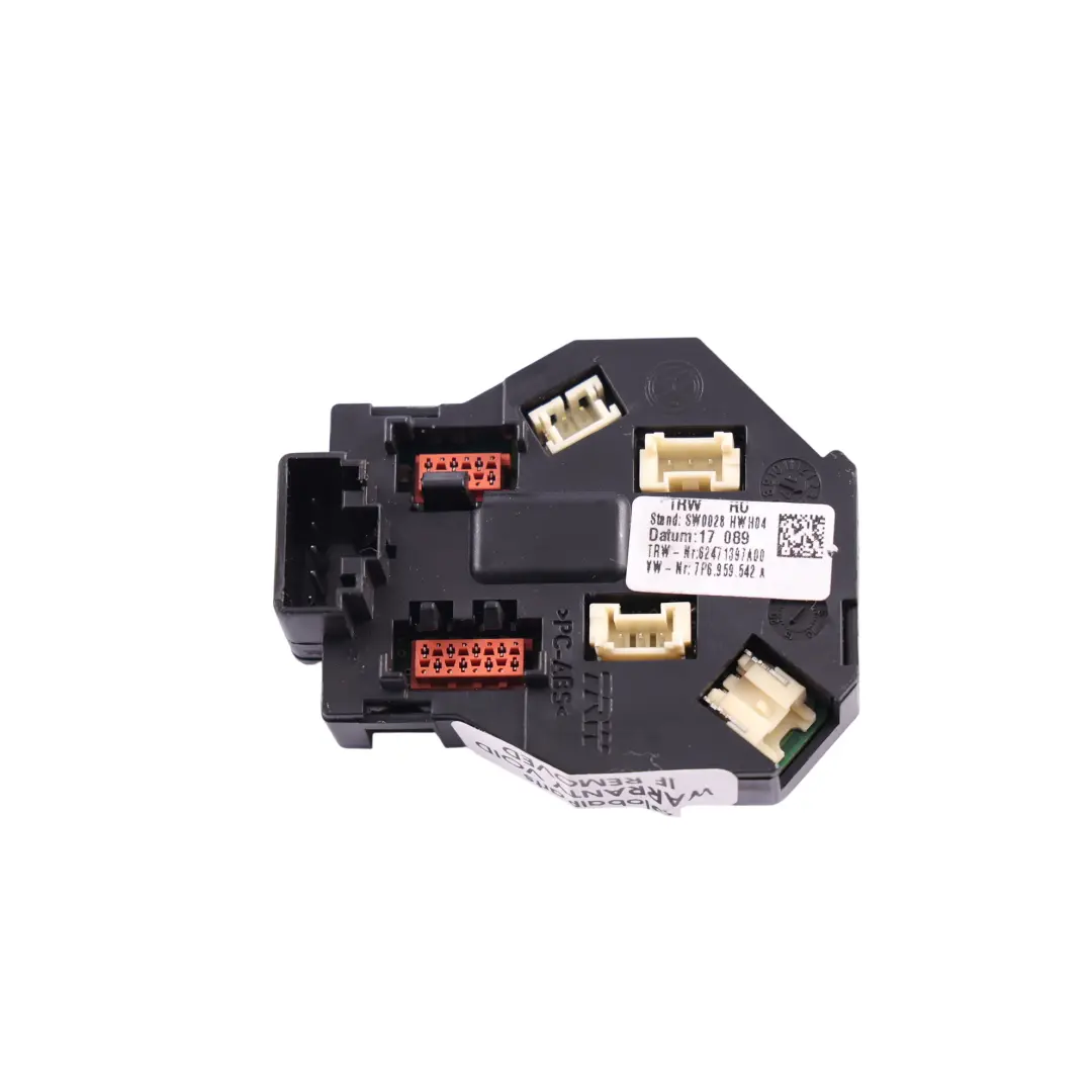 7P Steering Wheel Multifunction Control Module to Volkswagen Touareg with Part number 7P6959542A Volkswagen Touareg 7P Steering Wheel Multifunction Control Module - SKU 7P6959542A - Part number 7P6959542A