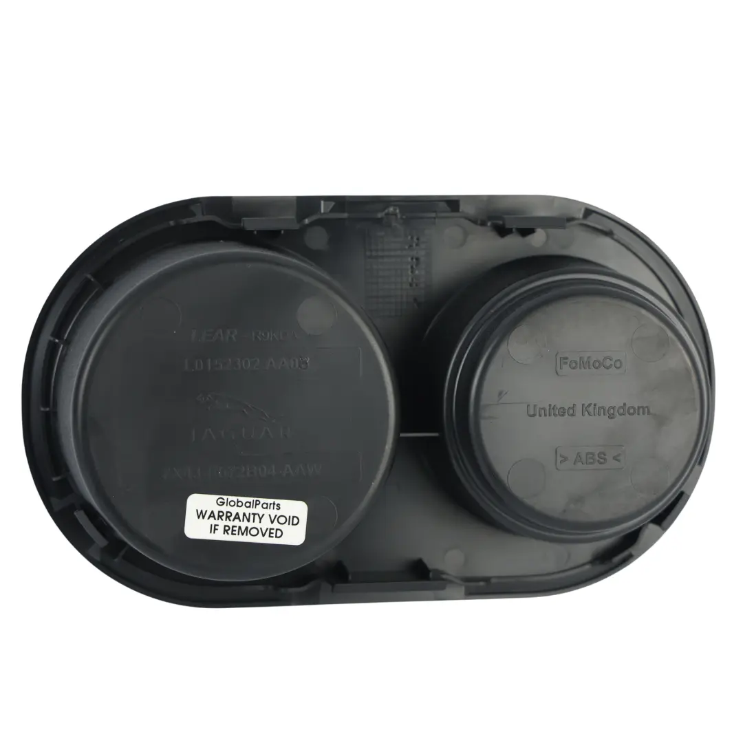 Tapa Inserto Portavasos Reposabrazos Trasero para Jaguar XF X250 con número de pieza 7X43-F672B04-AAW Jaguar XF X250 Tapa Inserto Portavasos Reposabrazos Trasero - SKU 7X43-F672B04-AAW - Número de pieza 7X43-F672B04-AAW