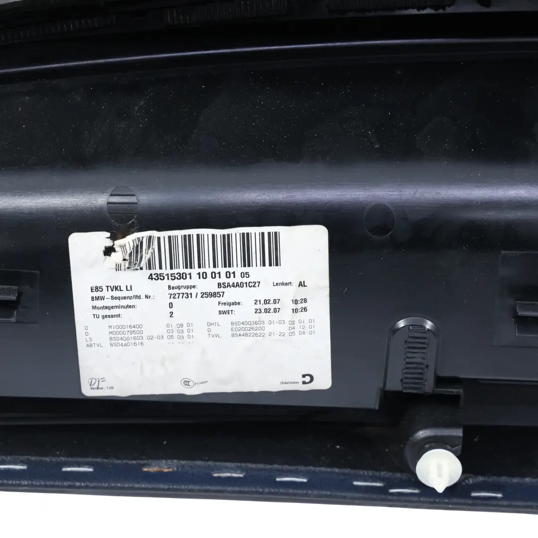 E85r Door Card Leather Walknappa champagner Left N/S to BMW Z4 with Part number 8035337 BMW Z4 E85r Door Card Leather Walknappa champagner Left N/S - SKU 8035337 - Part number 8035337