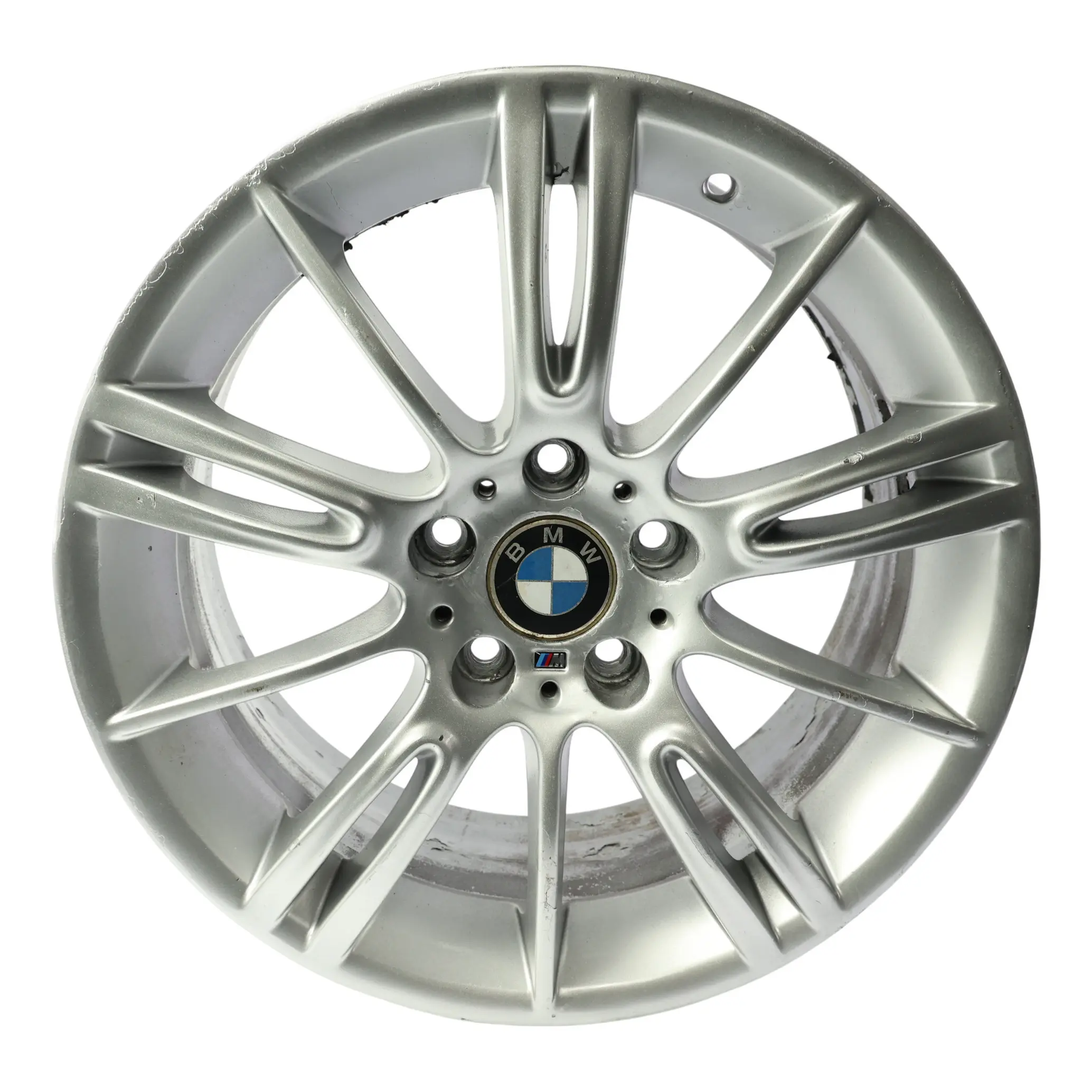 BMW E90 E91 E92 E93 Silver Front Alloy Wheel Rim 18" ET:34 8J M Spider Spoke 193
