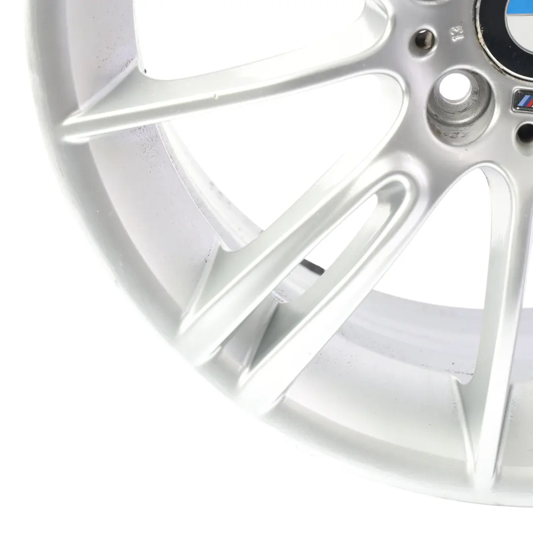 BMW E90 E91 E92 E93 Silver Front Alloy Wheel Rim 18" ET:34 8J M Spider Spoke 193 - SKU 8036933-SL3 - Part number 8036933