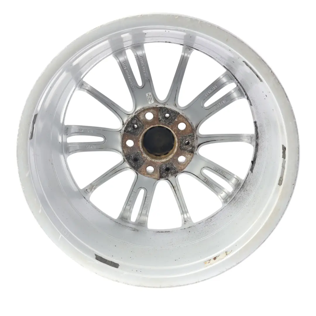 BMW E90 E91 E92 E93 Silver Front Alloy Wheel Rim 18" ET:34 8J M Spider Spoke 193 - SKU 8036933-SL3 - Part number 8036933