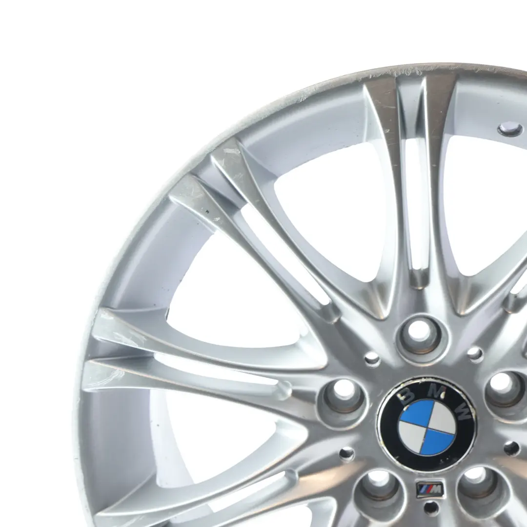 BMW 5 Series E60 E61 Silver Alloy Wheel Rim 18" ET:40 8J Double Spoke VIA - SKU 8036947-VIA - Part number 8036947