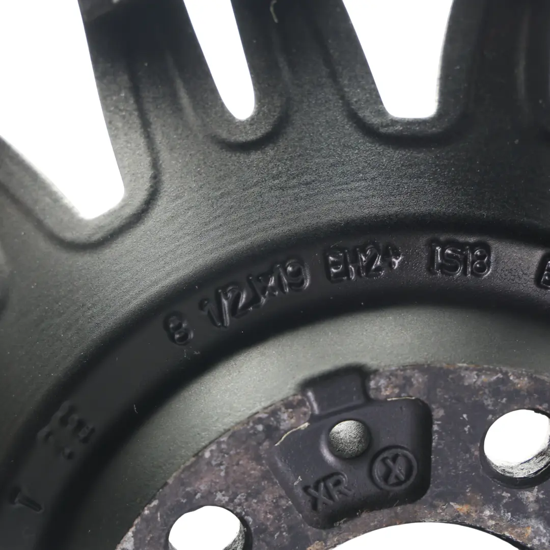 Front Black Alloy Wheel Rim 19" 8,5J ET:18 M Double Spoke 172 to BMW E60 E61 with Part number 8036948 BMW E60 E61 Front Black Alloy Wheel Rim 19" 8,5J ET:18 M Double Spoke 172 - SKU 8036948-BLK3 - Part number 8036948